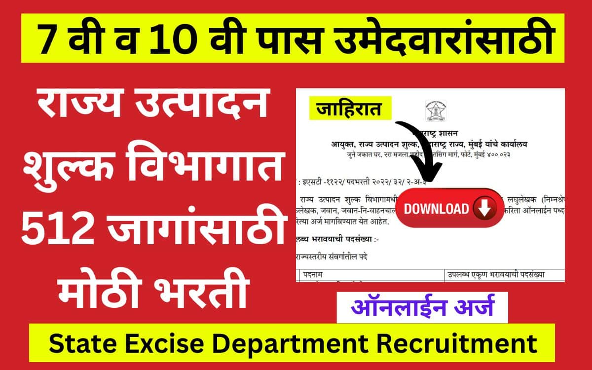 State Excise Department Recruitment